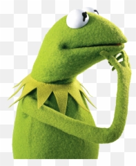 Kermit The Frog Transparent Png - Kermit The Frog Thinking Emoji,Frog And Tea Emoji