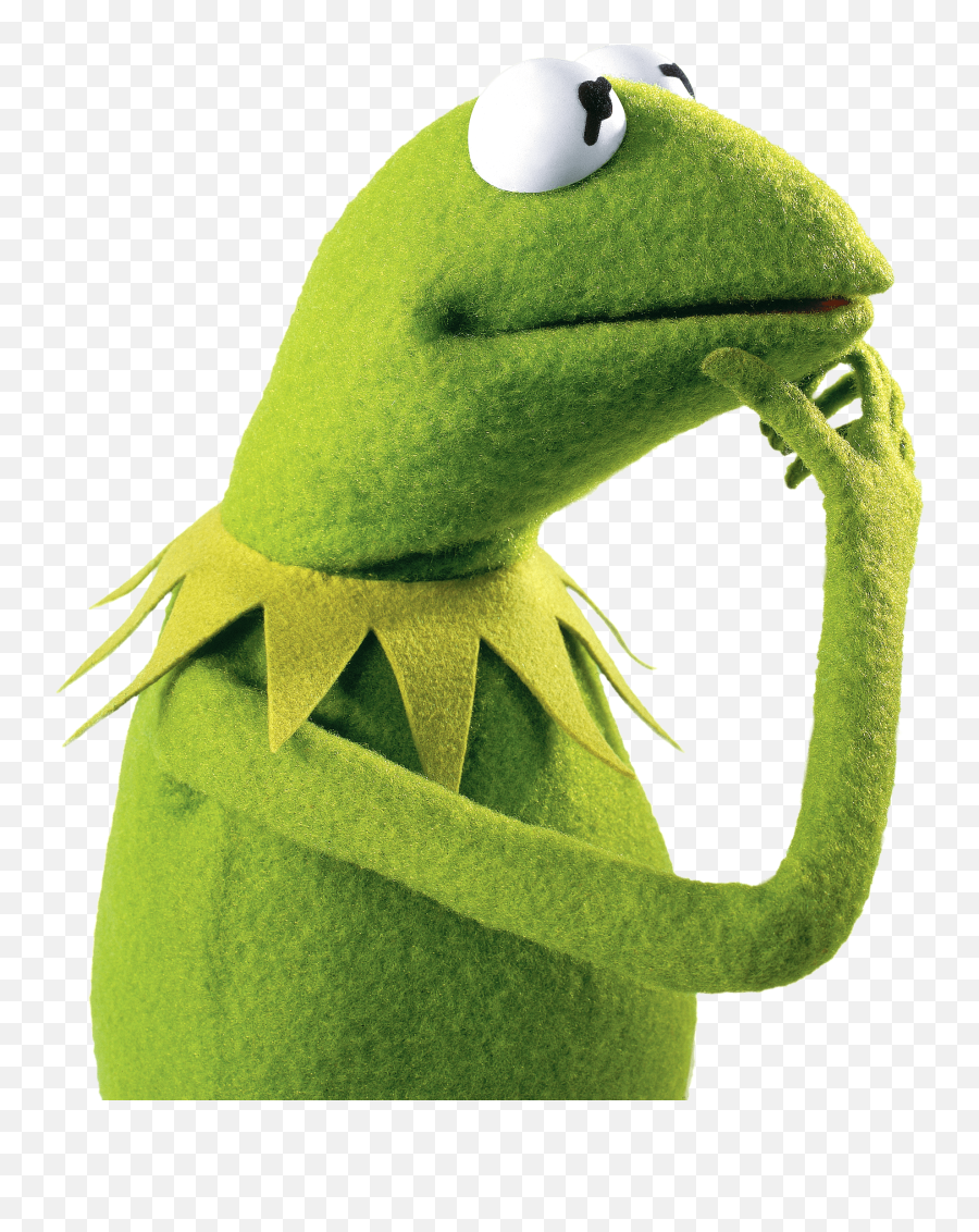 Kermit The Frog Transparent Png - Kermit The Frog Thinking Emoji,Frog And Tea Emoji