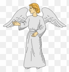 Male Angel Heraldry - Cartoon Emoji