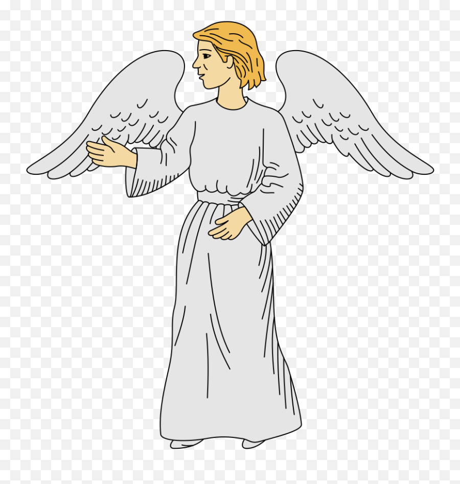 Male Angel Heraldry - Cartoon Emoji,Angel Book Emoji