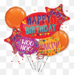 Happy Birthday Bubbles Bouquet - Happy Birthday Pictures With Bubbles Emoji,Happy Birthday Emoji Texts