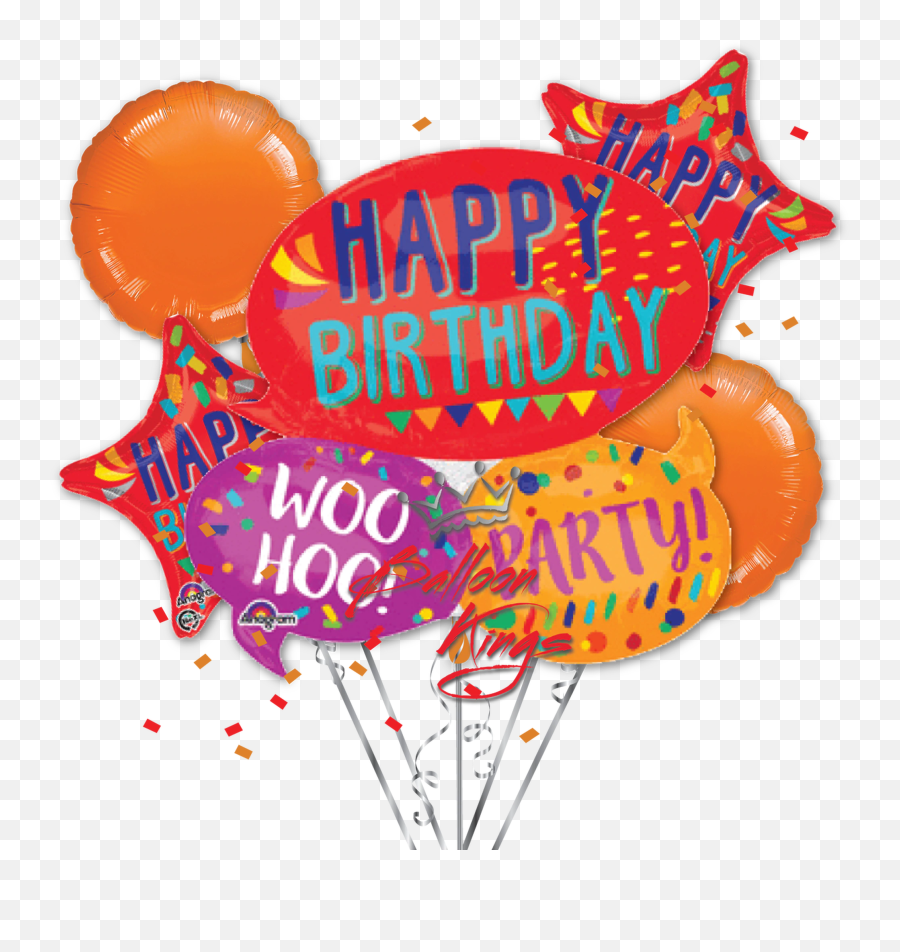 Happy Birthday Bubbles Bouquet - Happy Birthday Pictures With Bubbles Emoji,Happy Birthday Emoji Texts