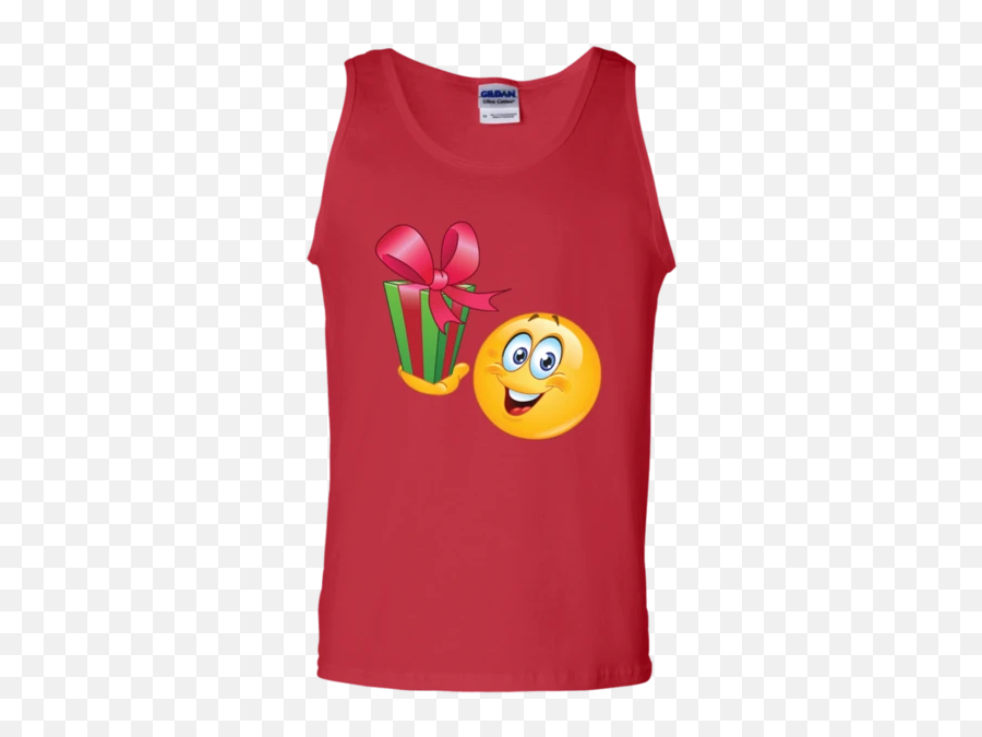 Funny Christmas Emoji T Shirt G220 Gildan Cotton Tank Top,Emoji Tank Tops