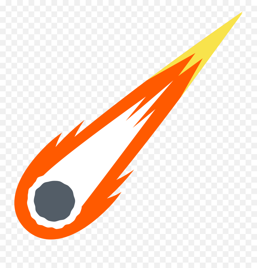 Comet Png - Meteor Clipart Transparent Background Emoji,Deep Thought Emoji