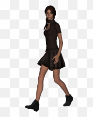 Girl Woman Young - Persona Sin Fondo Png Emoji