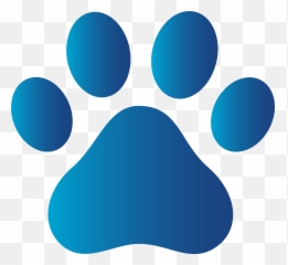 Paw Print Clip Art Paw Patrol Dog Paws - Blue Dog Paw Print Emoji,Paw Print Emoji