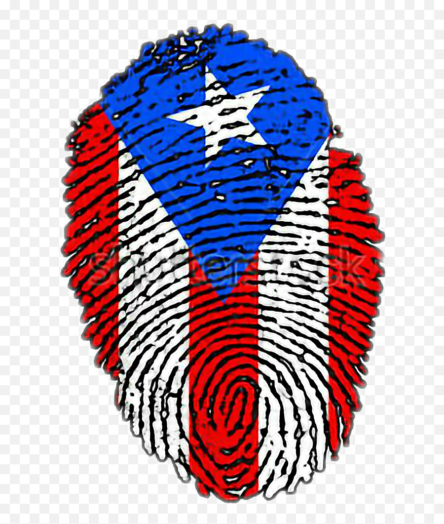Dactilar Puerto Rico Flag - Puerto Rico Flag Fingerprint Emoji,Puerto Rico Flag Emoji