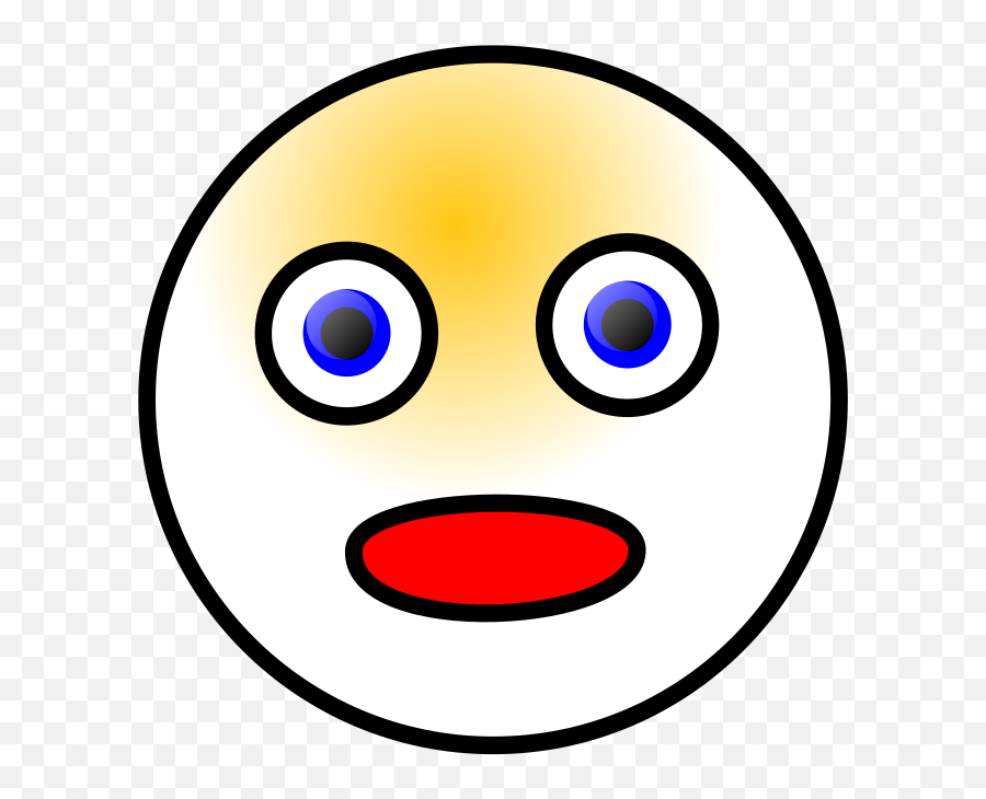 Smiley Shocked Svg Clip Arts Download - Download Clip Art Smiley Emoji,Wave Emoticon