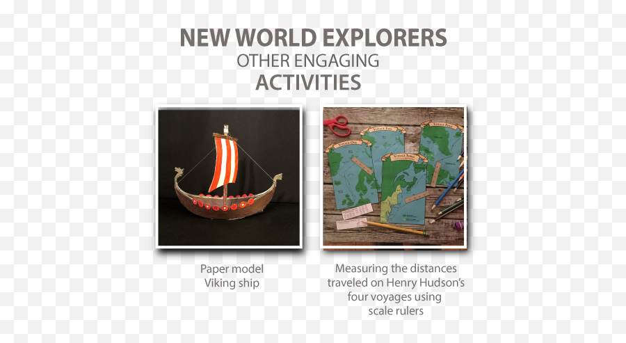 New World Explorers Interactive Notebook Activities U2013 Splash - Knarr Emoji,Sailboat Emoji