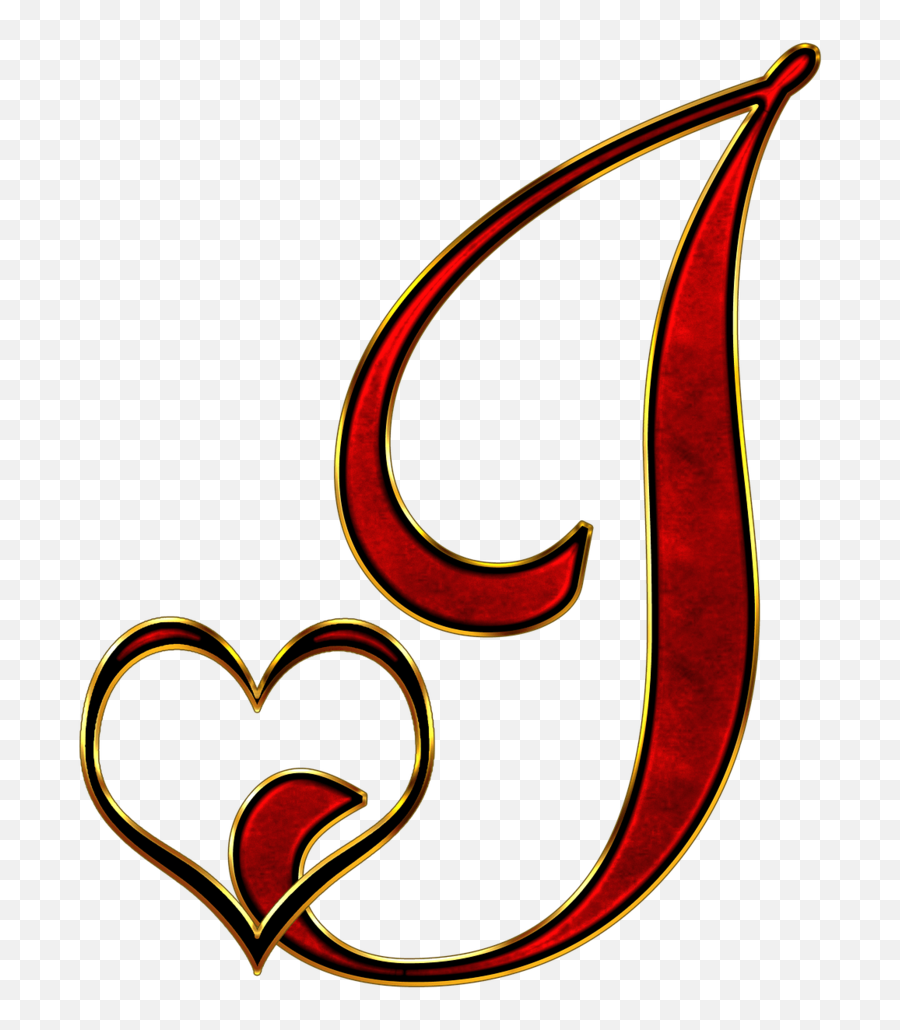 Download Free Png Valentine - Letter Images In Heart Emoji,J Emoji