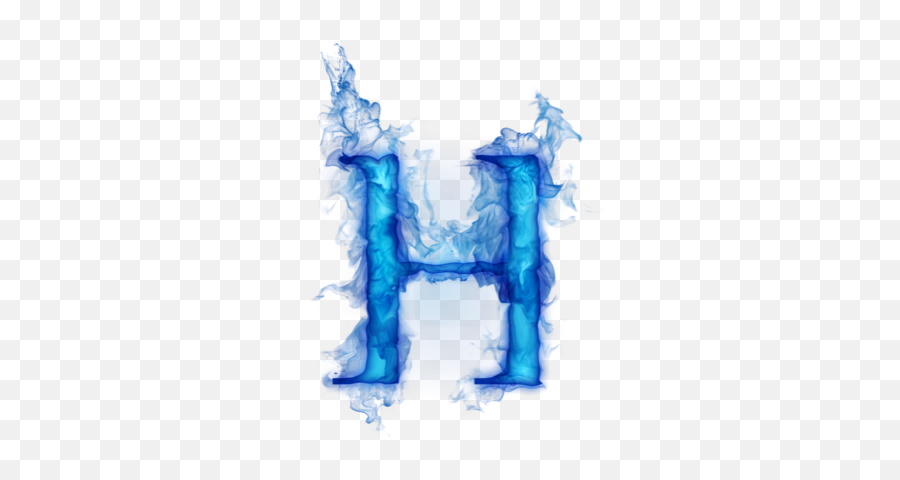 H 2019 - H Letter Smoke Blue Emoji,Hisoka Emoji