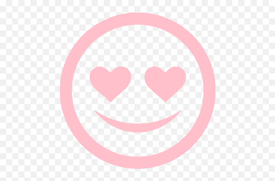 Pink In Love Icon - Love Icon Png Pink Emoji,In Love Emoticon