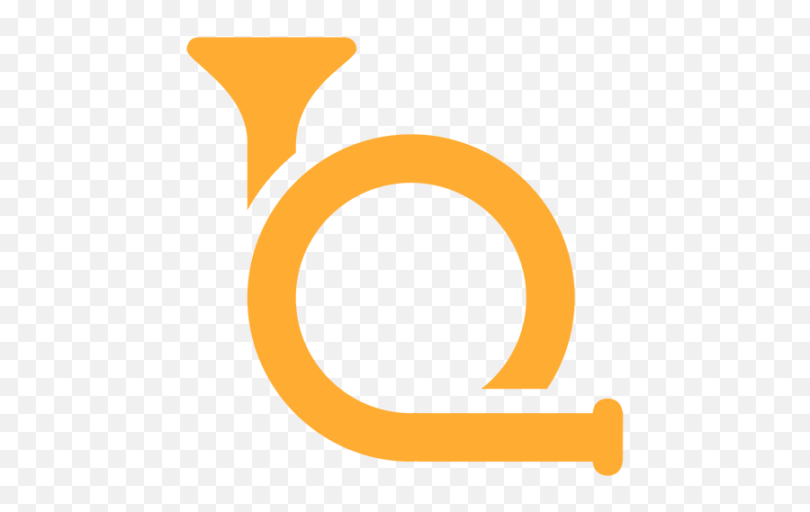 Postal Horn Emoji For Facebook Email Sms - Post Horn,Tangerine Emoji