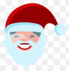 Claus Hat Merry Red Santa Smile Icon - Merry Christmas Emoji,Santa Claus Emoticons