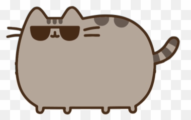Pushen Sticker - Pusheen Love Gif Clipart Full Size Cute Kawaii Cat Emoji
