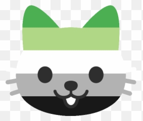 Bi Aroaces For Discord Emoji Pride Set Kitty Cat - Cartoon