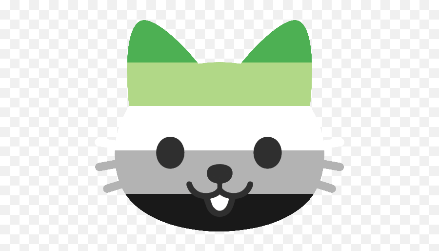 Bi Aroaces For Aroaces Discord Emoji Pride Set Kitty Cat - Cartoon,Kitty Emojis