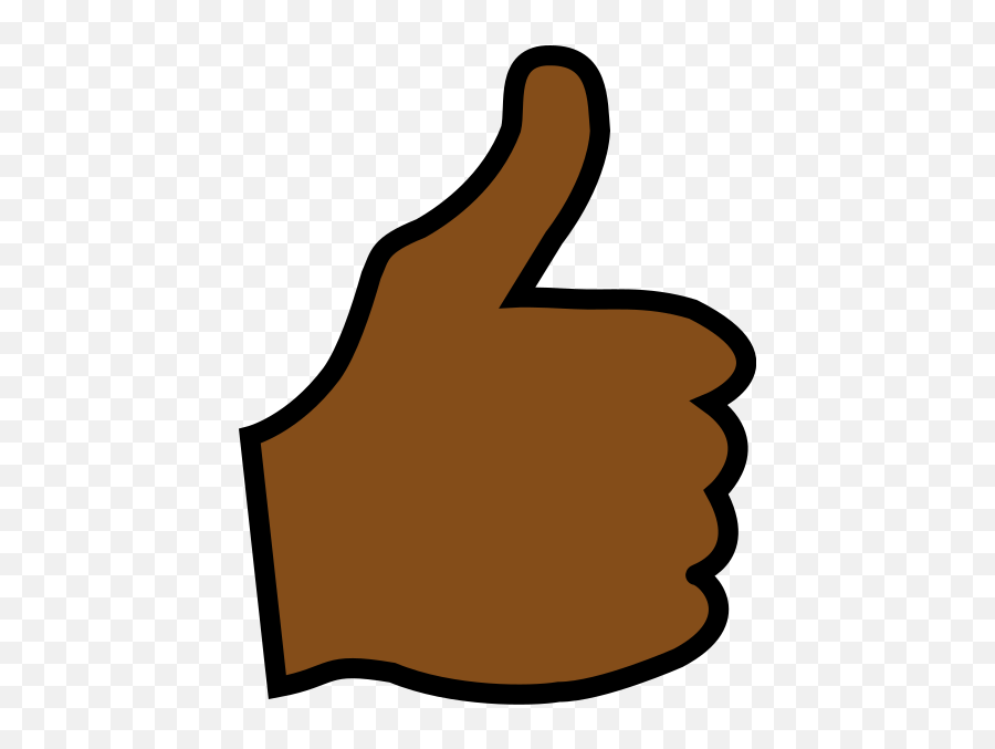 Download Clip Art Library Stock Thumbs - Thumbs Up Clipart Brown Emoji,Thumbs Down Emoji