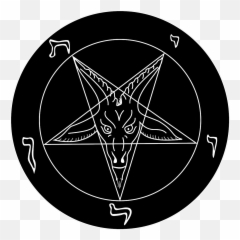 Sigil Of Baphomet - Church Of Satan Emoji,Pentagram Emoji