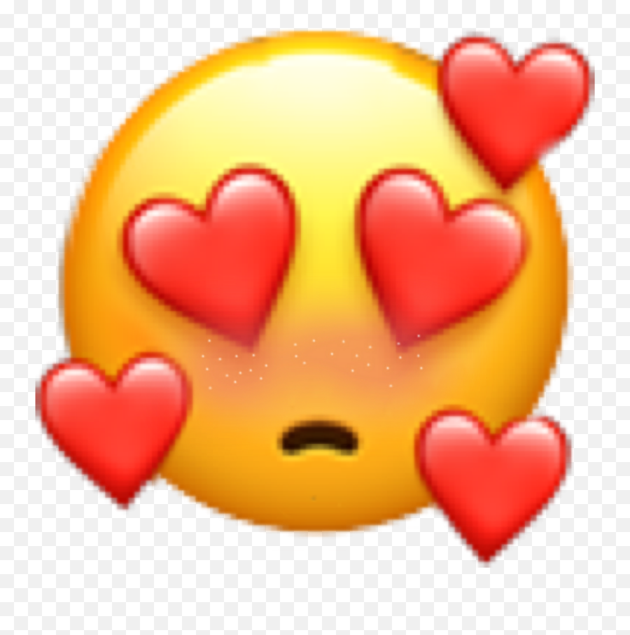 Emoji Edit Feed Custommade Customemoji - Pleading Emoji With Hearts,Huh Emoji