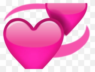 Download Hd Love Clipart Transparent Background - Emoji Pink Heart Png