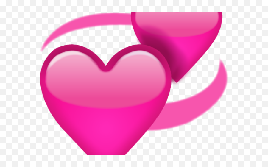 Download Hd Love Clipart Transparent Background - Emoji Pink Heart Png,Two Heart Emoji