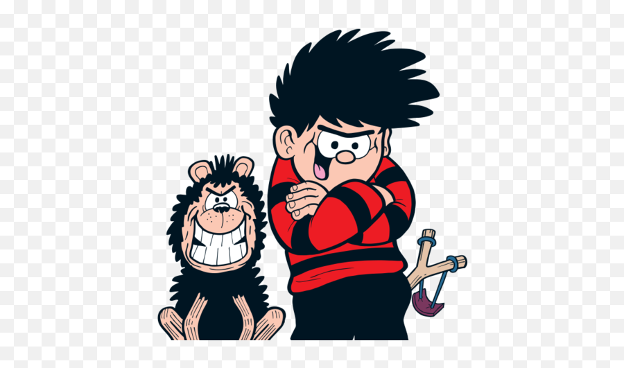 Gnasher - Dennis The Menace And Gnasher Png Emoji,Menacing Emoji