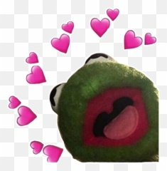 Kermit Heart Meme - Hearts The Frog Stickers Emoji