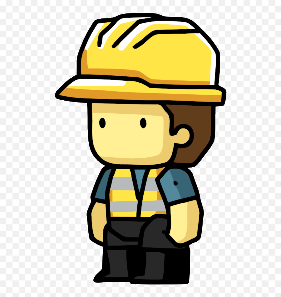 Construction Worker - Scribblenauts Wiki Scribblenauts Scribblenauts Construction Worker Transparent Emoji,Construction Worker Emoji