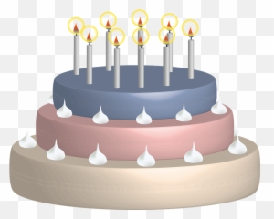 Birthday Cake Candles - Birthday Cake Cartoon 9 Candles Emoji,Facebook Cake Emoji