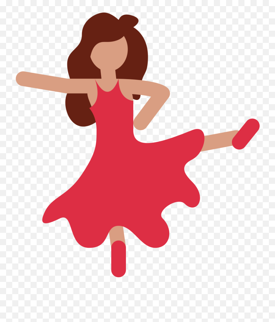Twemoji 1f483 - Dancing Woman Emoji Png,Red Dress Emoji