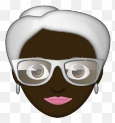 Emoji - Cartoon,Old Woman Emoji