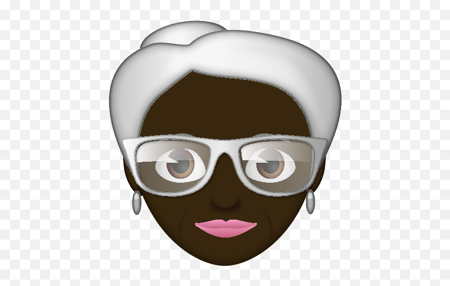 Emoji - Cartoon,Old Woman Emoji