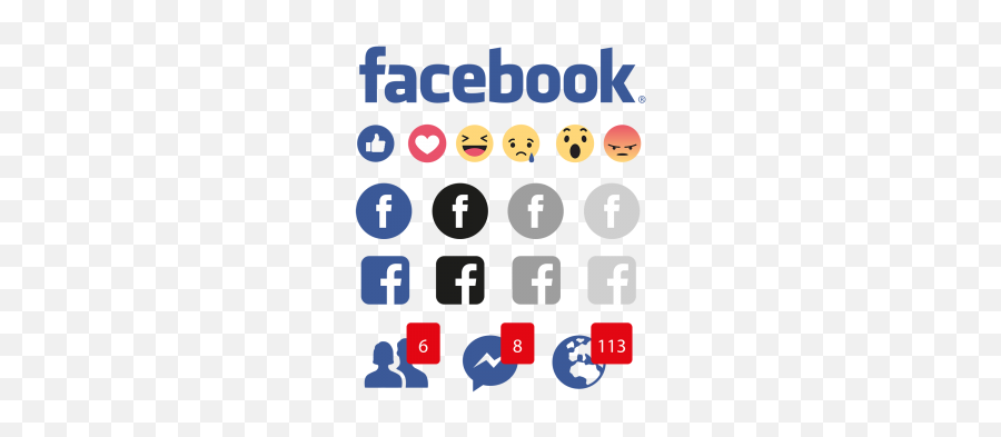 Facebook Reactions Png Images - 1000 Facebook Page Likes Emoji,Emojis For Facebook