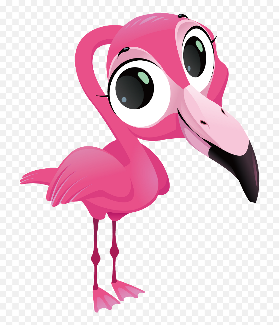 Love Clipart Flamingo Love Flamingo - Flamingo Cartoon Emoji,Pink Flamingo Emoji