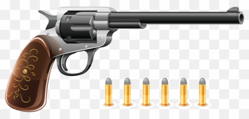 201 Revolver Free Clipart - Colt Pistol Png Emoji