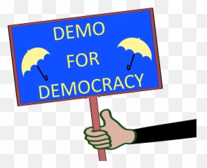 Umbrella Yellow Democracy - Sign Emoji