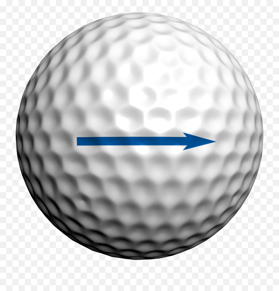 Blue Golf Ball Png - Alignment Arrow On Golf Ball Emoji,Blue Emojis