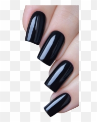 Black Nail Polish Nails Nailpolish - Pink Colours Emoji