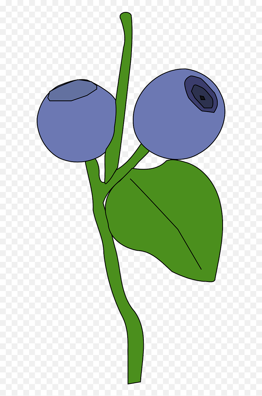 Blueberry Berry Blueberries Blue - Berry Clip Art Emoji,Cheese Emoticon