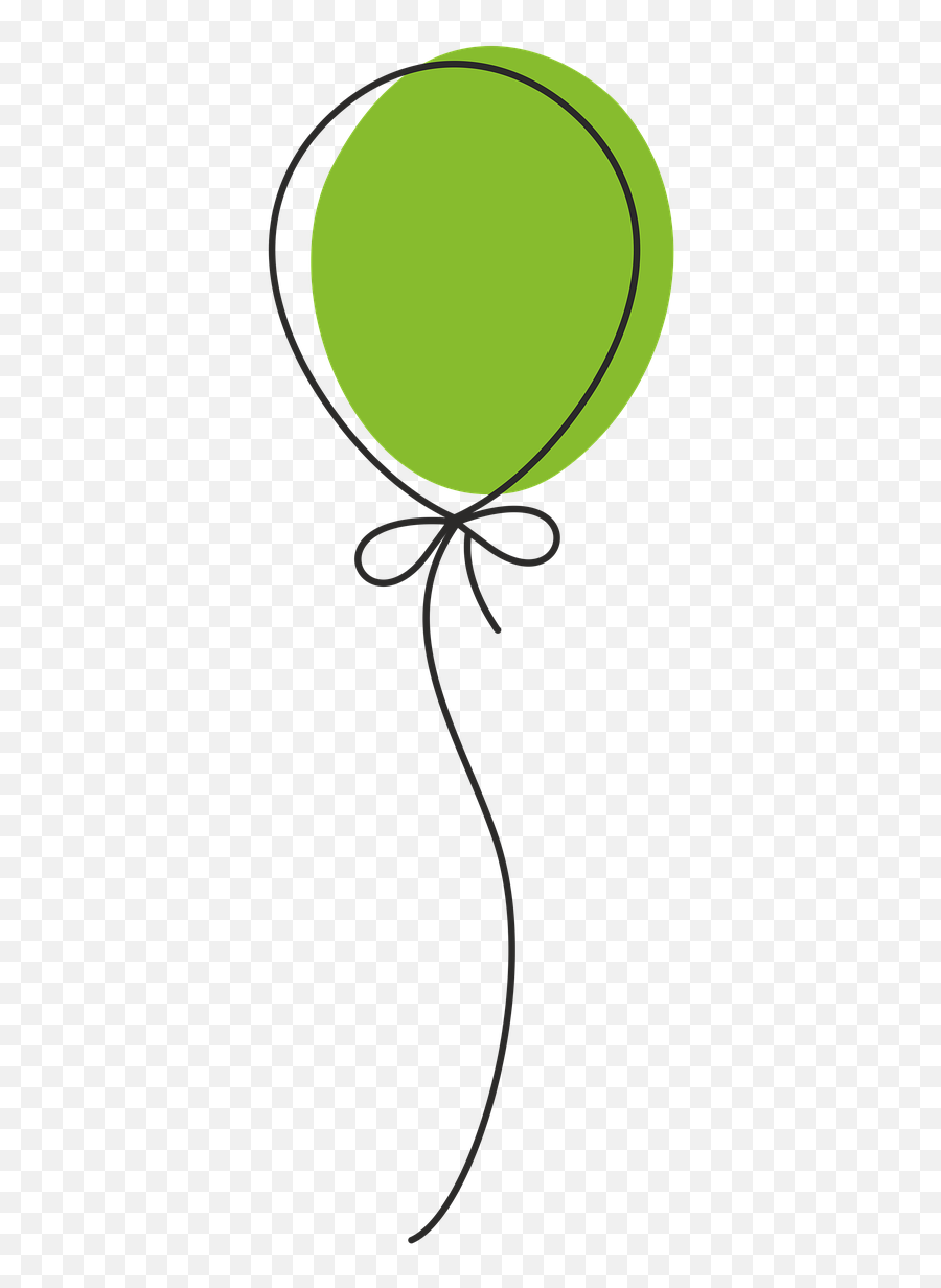 Balloon Green Holiday Day Of Birth Free - Balloon Thread Png Emoji,Birthday Balloon Emoji