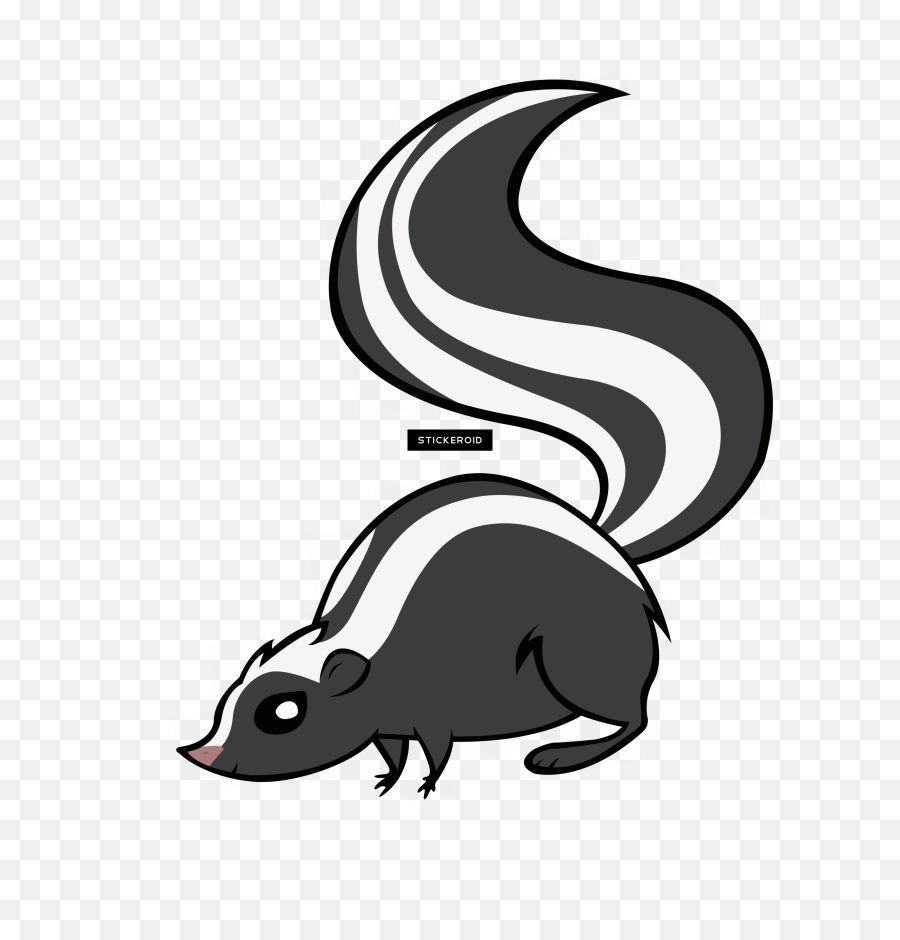 Download Skunk Animals - Transparent Skunk Clipart Emoji,Skunk Emoji