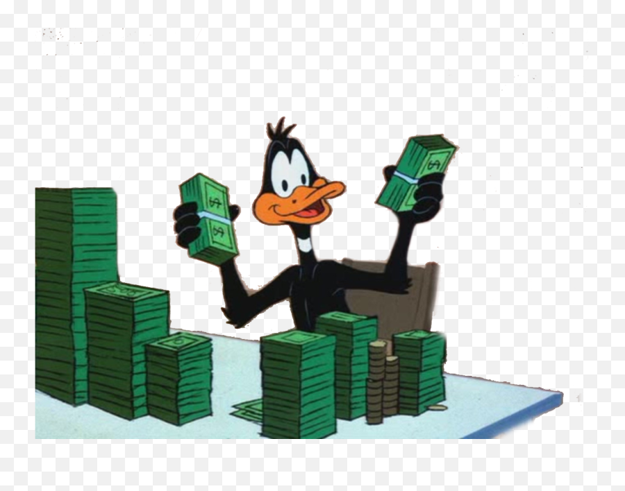 Any Emoji Describes My Shitty Personality - Daffy Duck With Money,What Emoji Describes Me