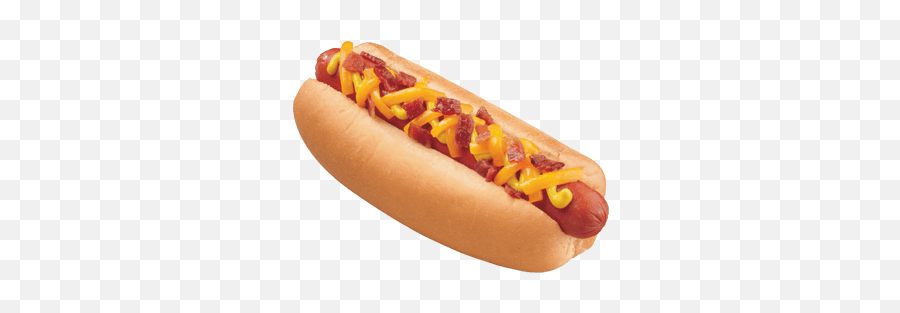 Bacon Hot Dogs Transparent Png - Bacon Cheese Dog Dairy Queen Emoji,Hot Dog Emoji Png