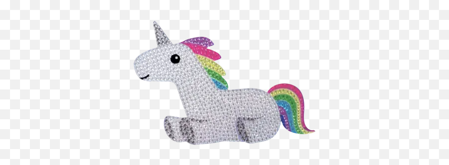 Rainbow Unicorn Rhinestone Decals - Unicorn Decals Emoji,Rainbow Unicorn Emoji