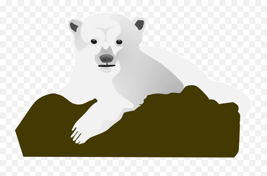 4061 Polar Bear Free Clipart - Polar Bear Clip Art Emoji,Polar Bear Emoji