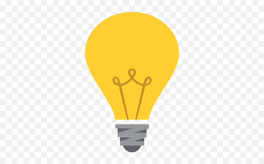 Electric Light Bulb Emoji For Facebook Email Sms - Light Bulb Emoji Transparent,Lighting Emoji