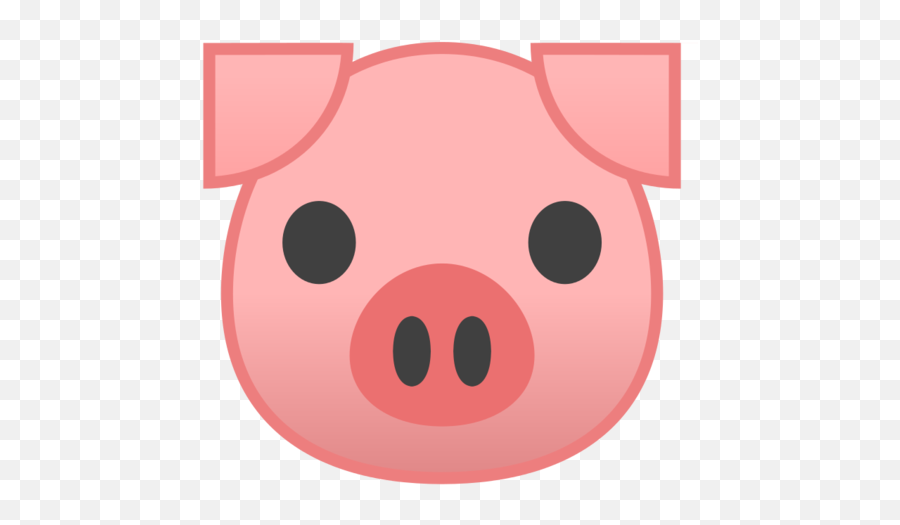 Pig Face Emoji - Pig Face Png,Emoticons Pig