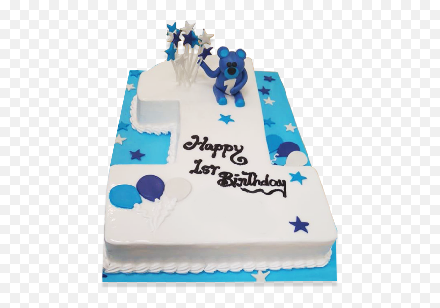 1st Birthday Cake - 1 St Birthday Cake Emoji,Happy Birthday Emoji Cake