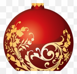 Christmas Ball Clipart Free Art - Red Ornaments Png Emoji